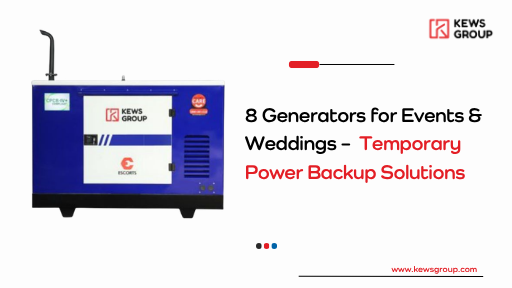 8 Generators for Events & Weddings – Temporary Power Backup Solutions