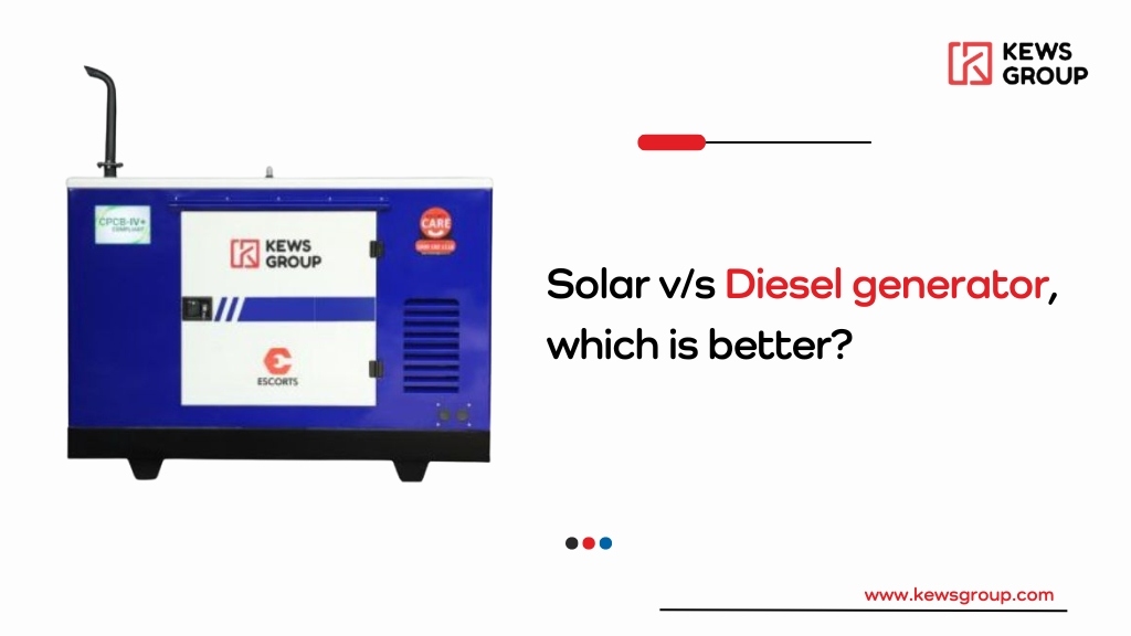 Solar vs Diesel generator which is better?